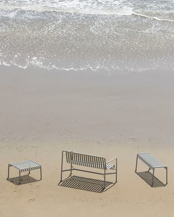 Palissade benk 120x42 cm - Sky grey - HAY