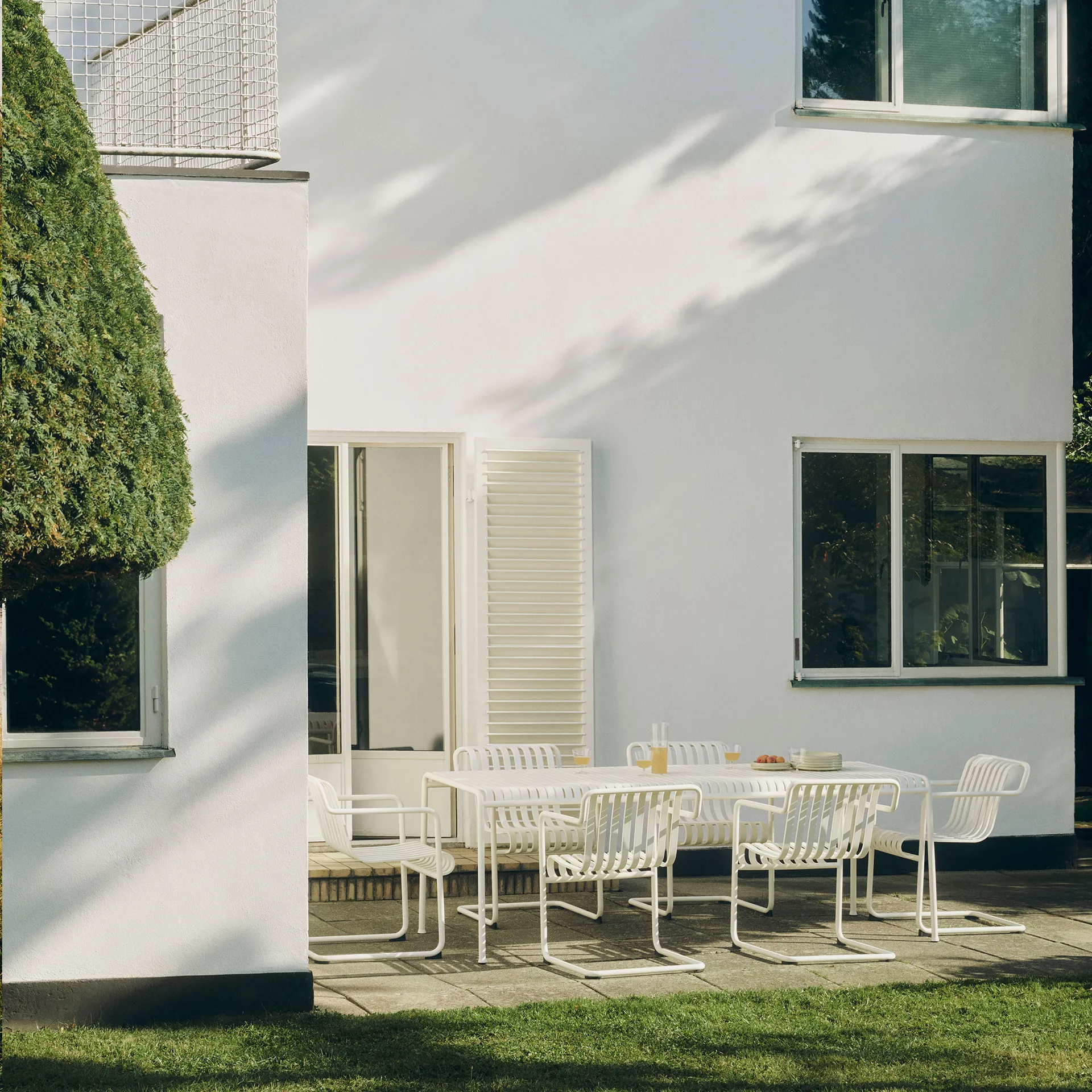 Palissade Cantilever Dining karmstol, Cream white HAY