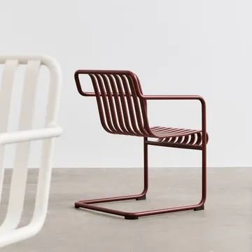 Palissade Cantilever Dining karmstol - Iron red - HAY