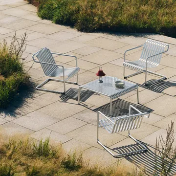 Palissade Cantilever Low loungestol - Hot galvanised steel - HAY