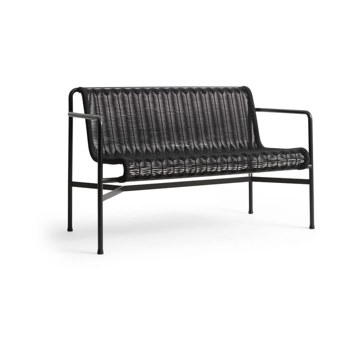 Palissade Cord Dining benk med armlener - Anthracite - HAY