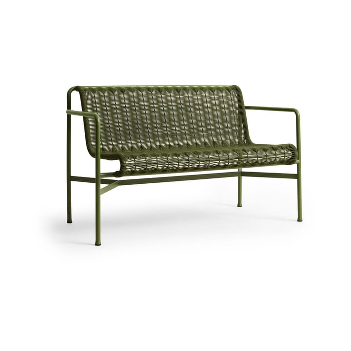 Palissade Cord Dining benk med armlener - Olive - HAY