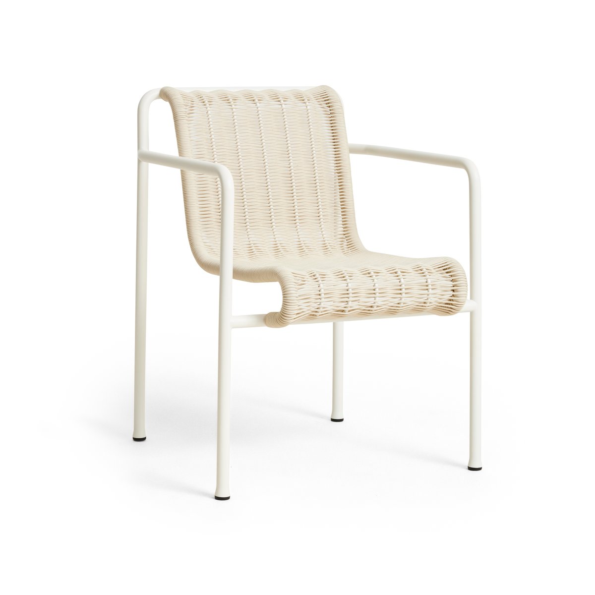 HAY Palissade Cord Dining karmstol Cream white