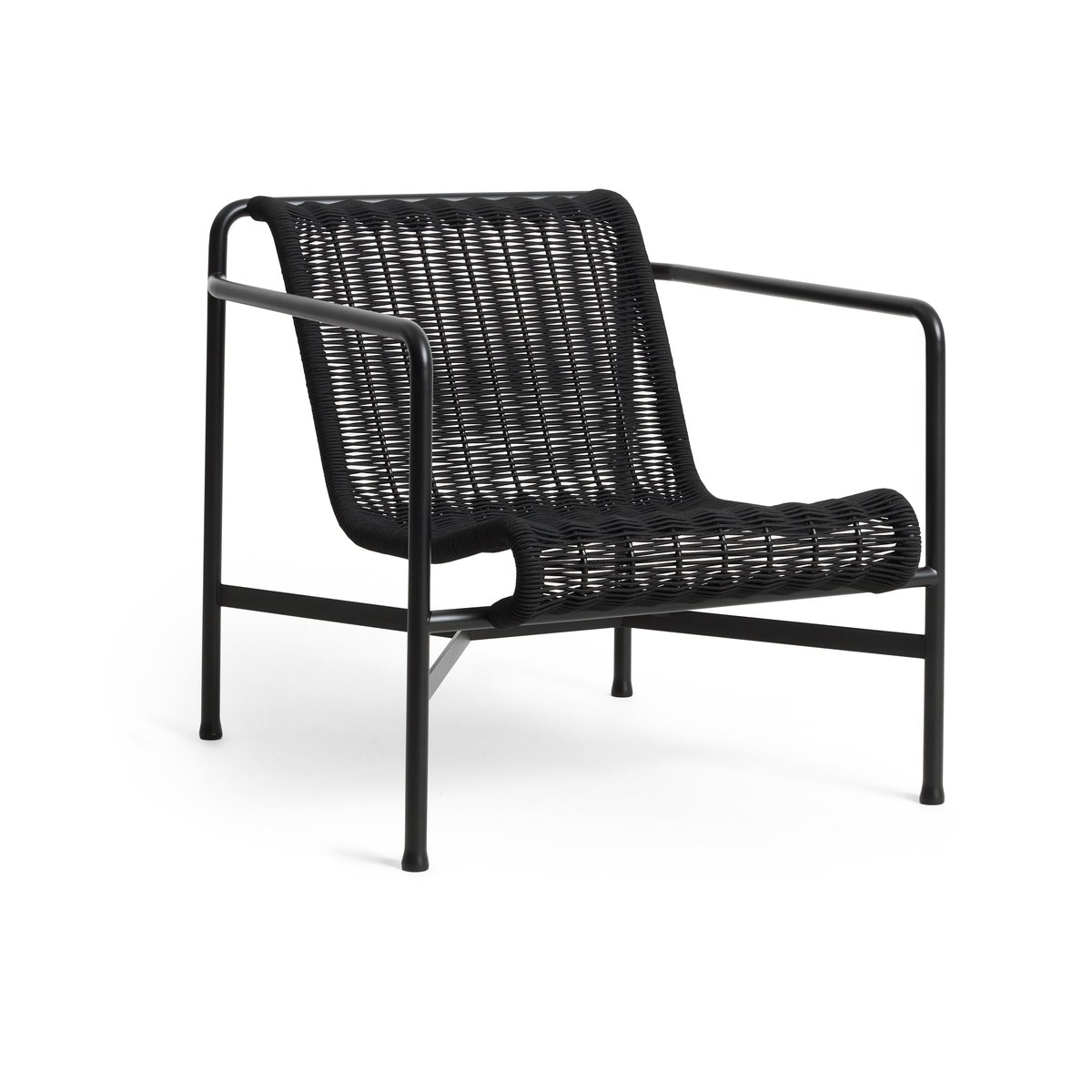 HAY Palissade Cord Low loungestol Anthracite