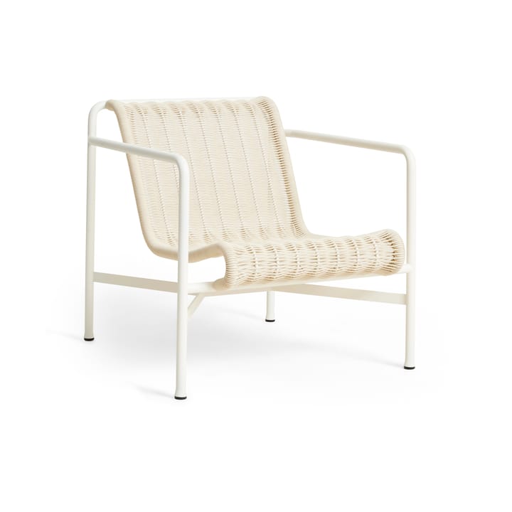 Palissade Cord Low loungestol - Cream white - HAY