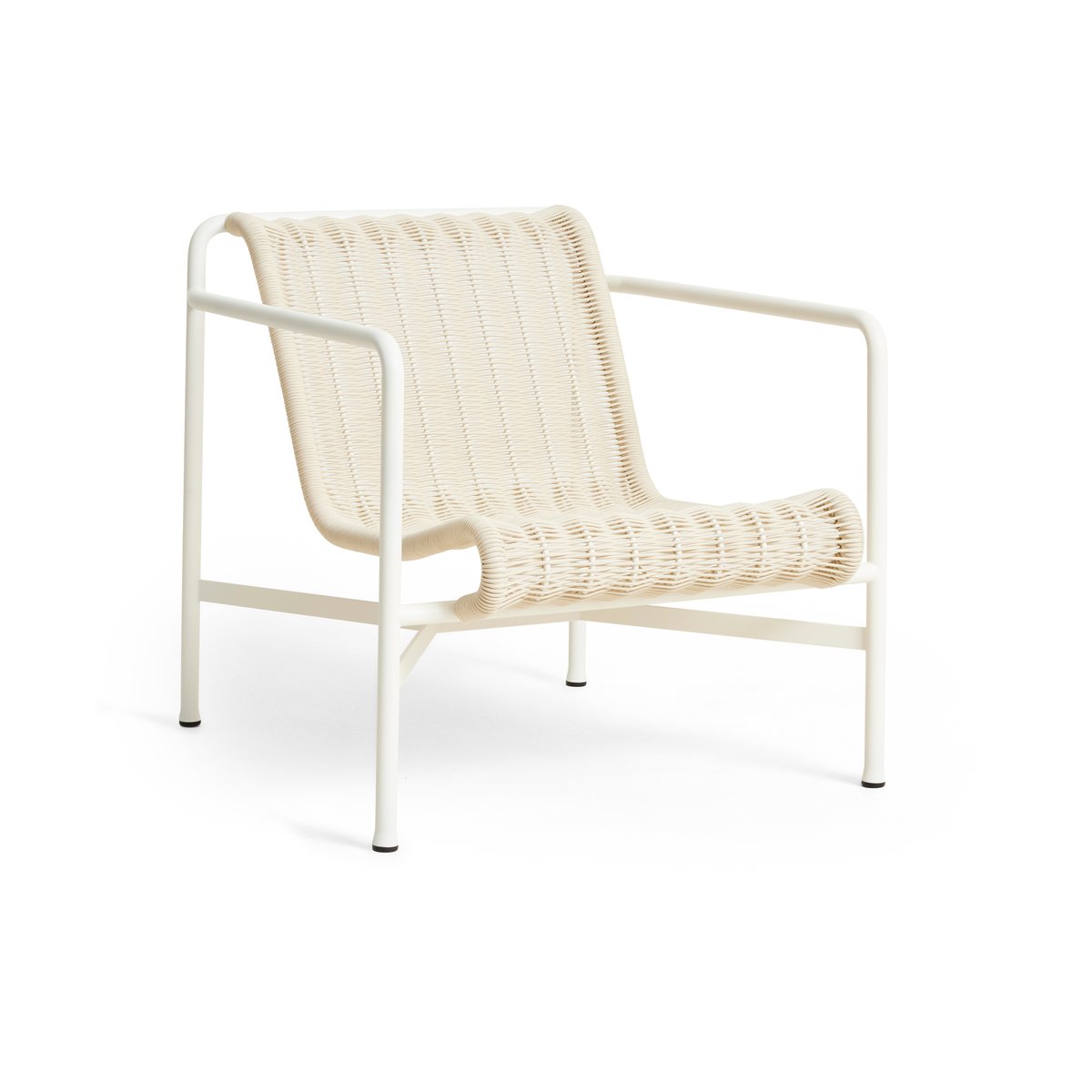 HAY Palissade Cord Low loungestol Cream white