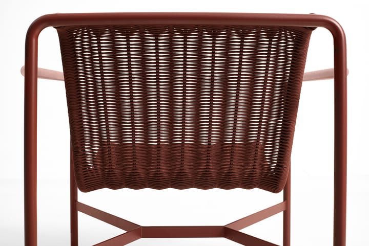 Palissade Cord Low loungestol, Iron red HAY