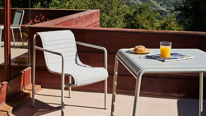Palissade Dining Quilted pute til karmstol, Sky grey HAY