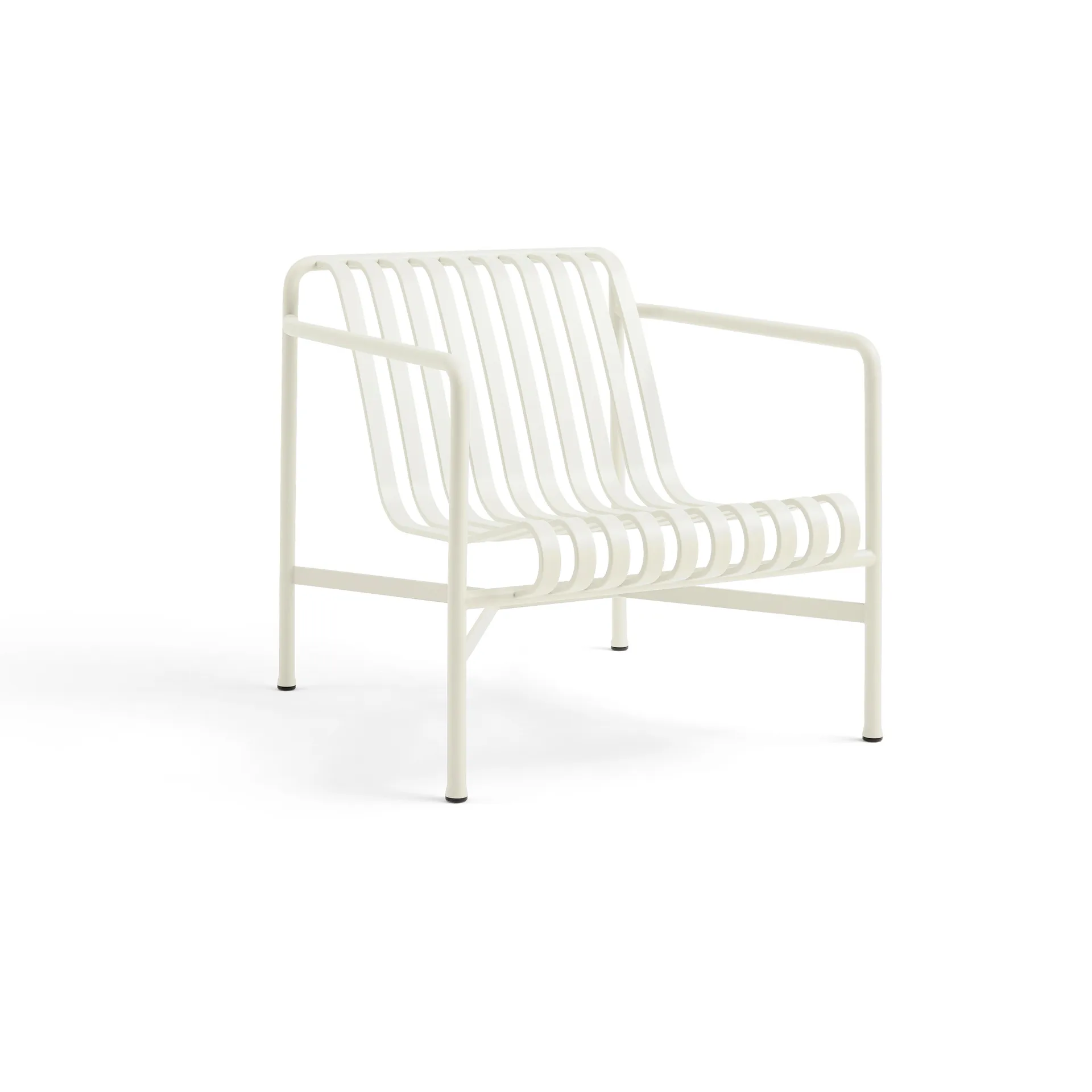 Palissade Low loungestol, Cream white HAY