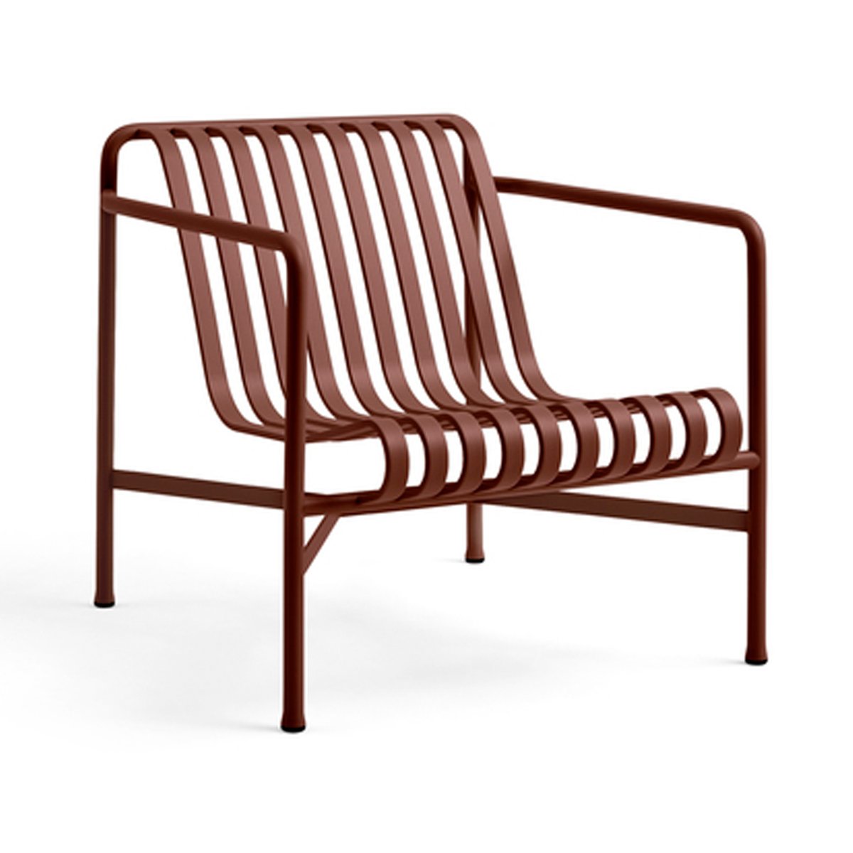 HAY - Palisade lav lenestol - Iron Red - Loungestoler - Ronan & Erwan Bouroullec - Rød - Metall