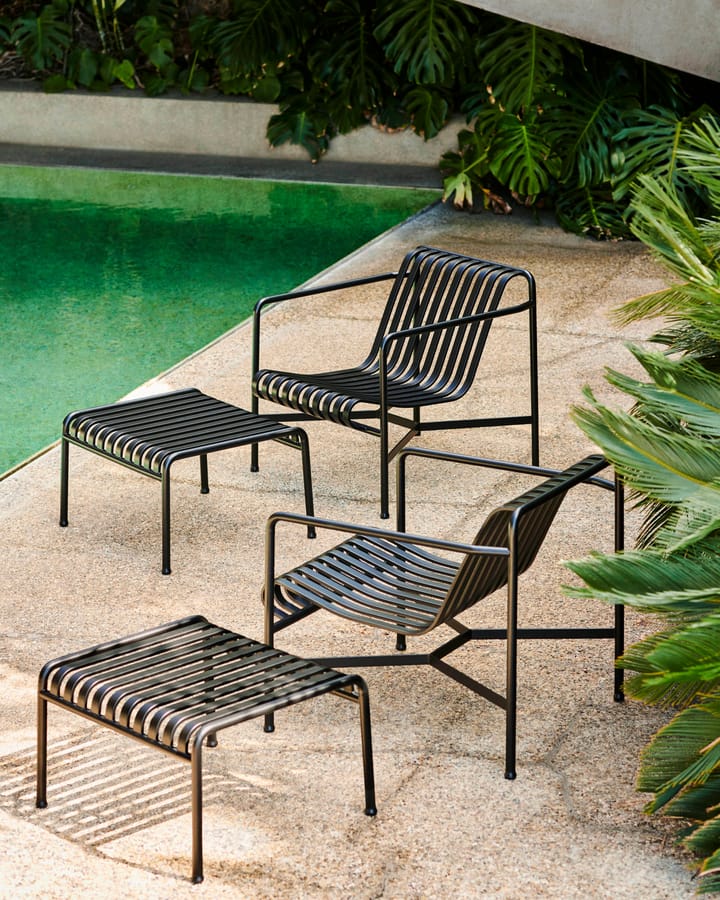 Palissade Ottoman fotskammel, Anthracite HAY