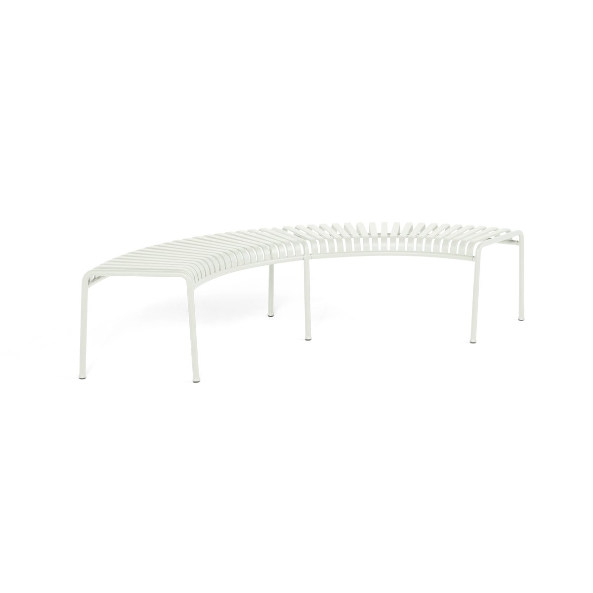 HAY Palissade parkbenk Cream white