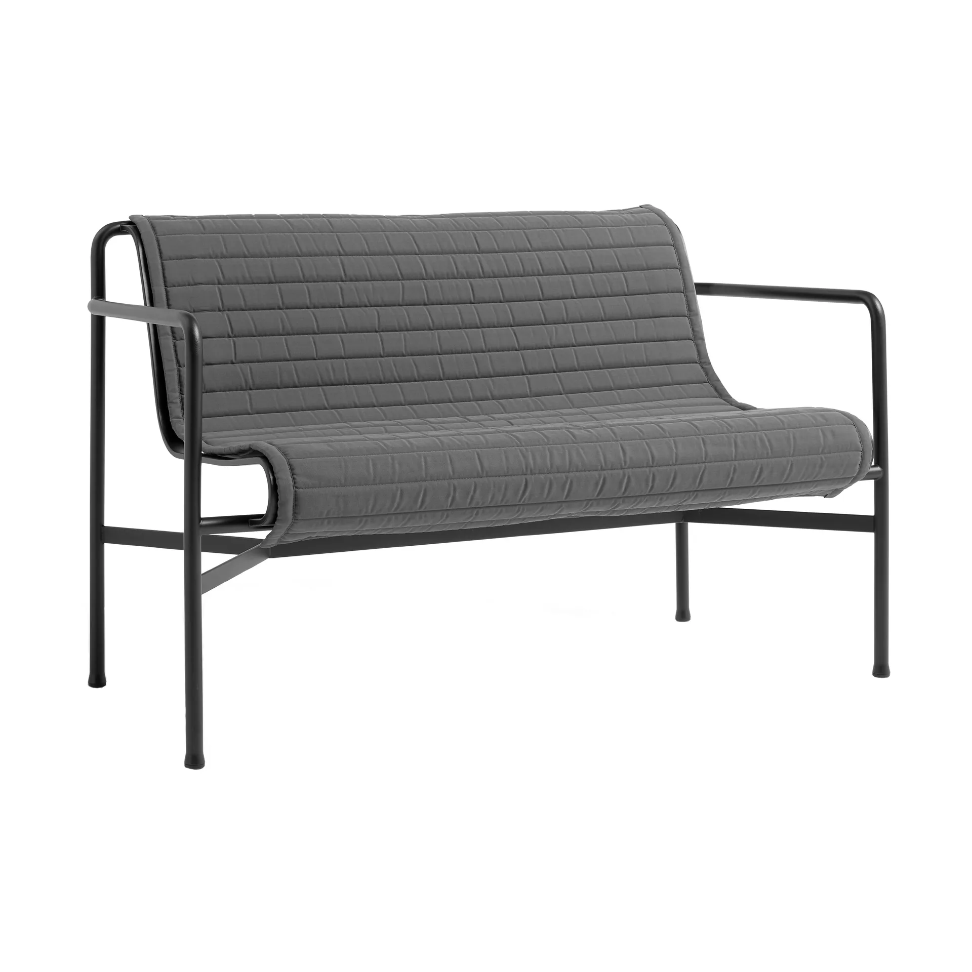 Palissade Quilted pute, Anthracite, til Dining benk HAY