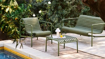 Palissade Quilted pute - Olive, til lounge lenestol low - HAY