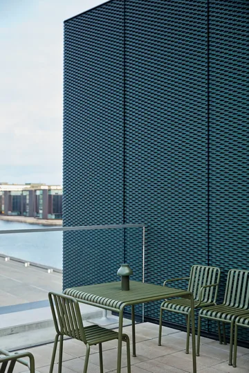 Palissade spisegruppe 2 stoler 82,5x90 cm - Olive - HAY