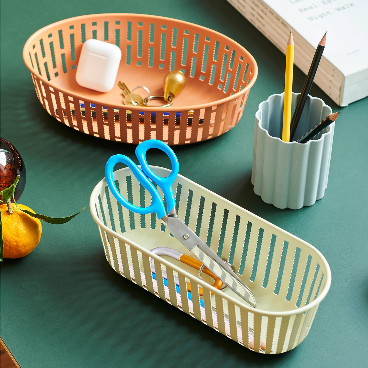 Panier kurv oval, Rust HAY