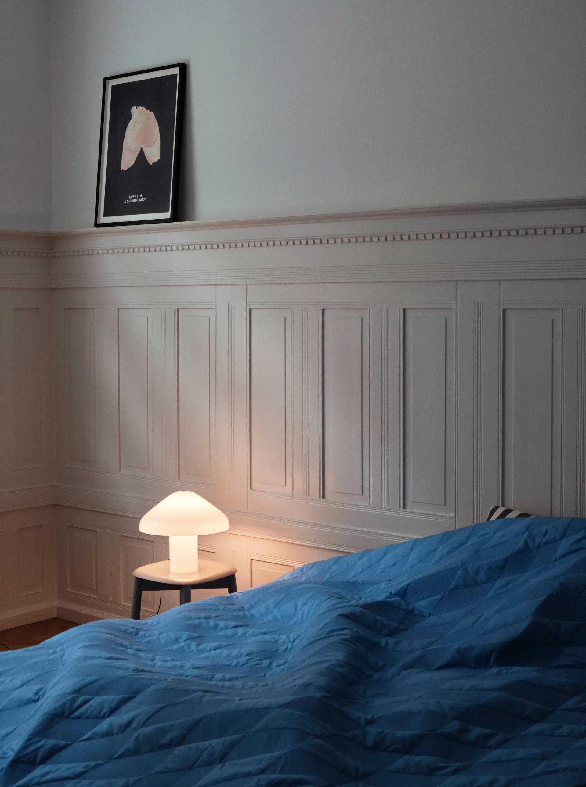 Pao Glass bordlampe Ø 35 cm., Hvit-opalglass HAY