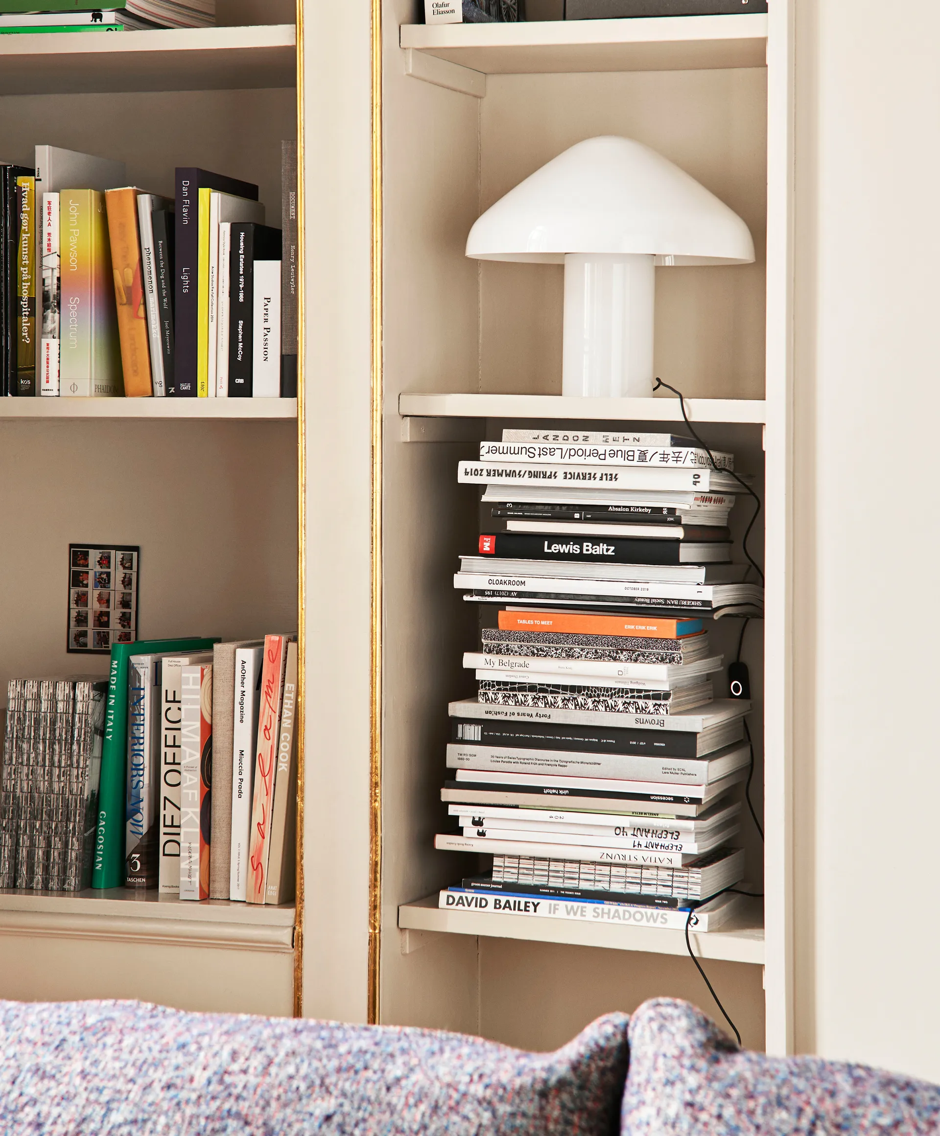 Pao Glass bordlampe Ø 35 cm., Hvit-opalglass HAY