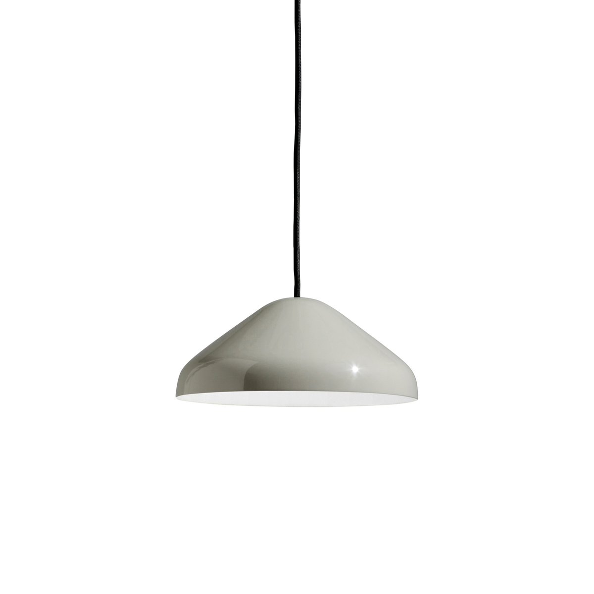 Bilde av HAY Pao Steel pendel Ø 23 cm Cool grey