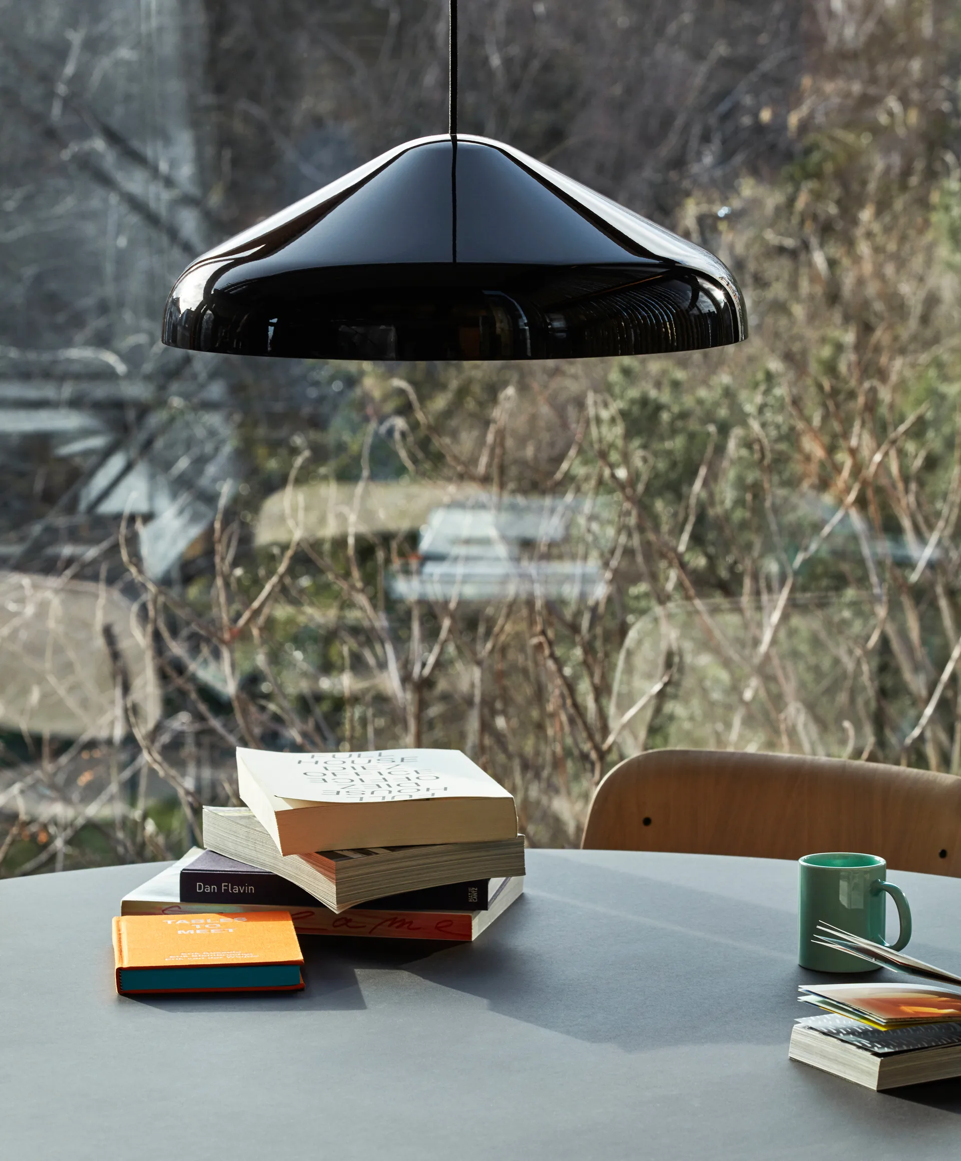 Pao Steel pendel Ø 47 cm, Soft black HAY