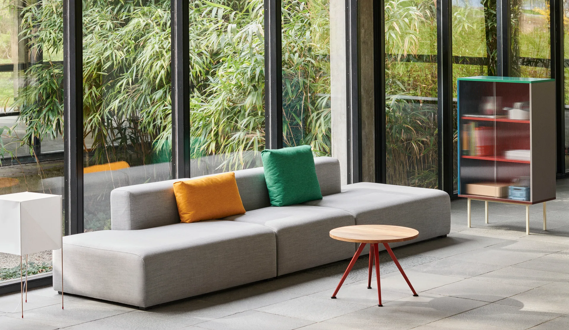 Paper Cube stålampe, Hvit HAY