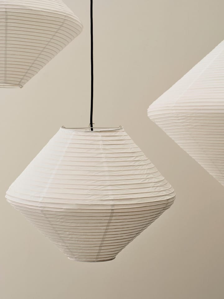 Paper Shade Diamond lampeskjerm, Classic white, Ø50 cm HAY
