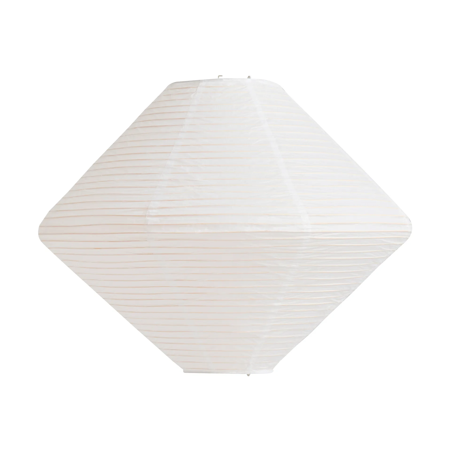 Paper Shade Diamond lampeskjerm, Classic white, Ø80 cm HAY