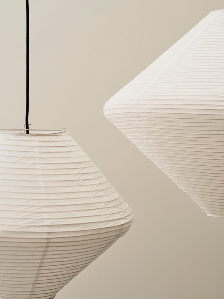 Paper Shade Diamond lampeskjerm, Classic white, Ø80 cm HAY
