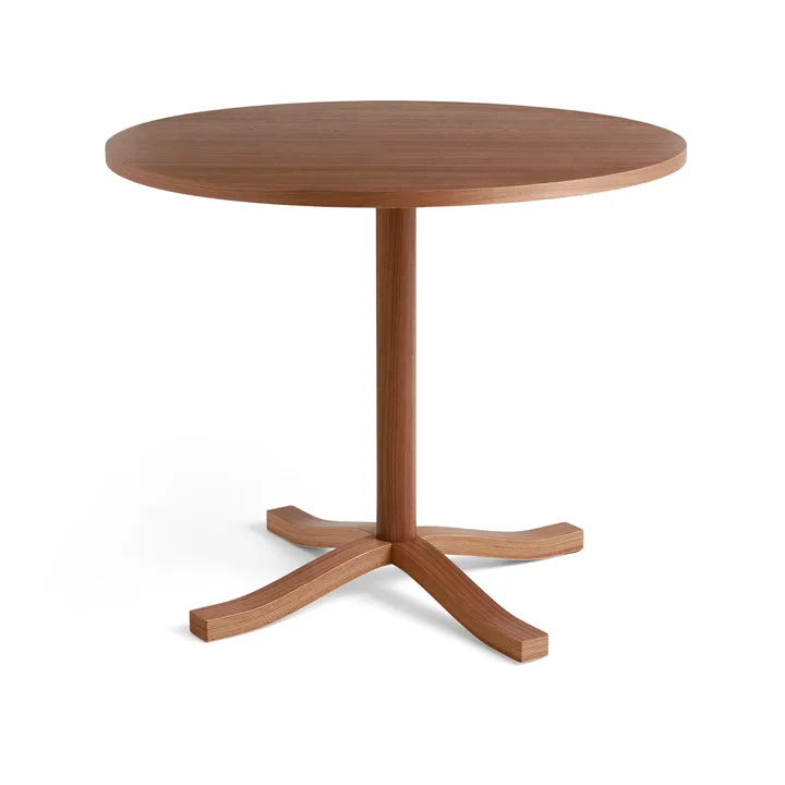 Pastis Table spisebord Ø90 - Lacquered walnut - HAY