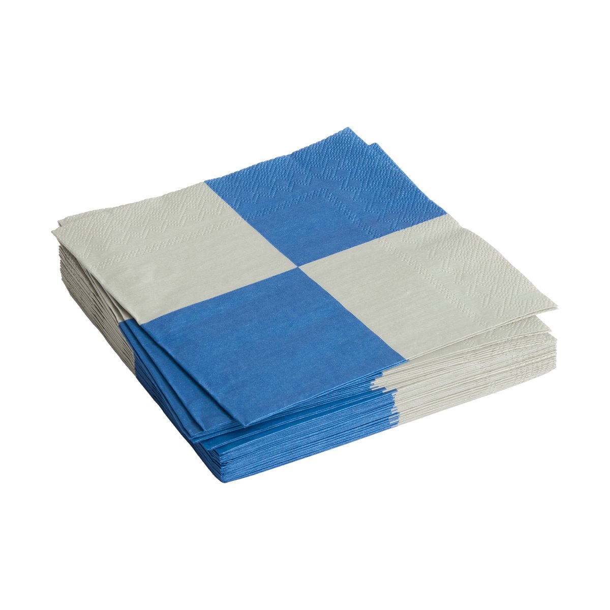 HAY Pattern Dinner Check serviett 40x40 cm 20-pakning Grey-blue L