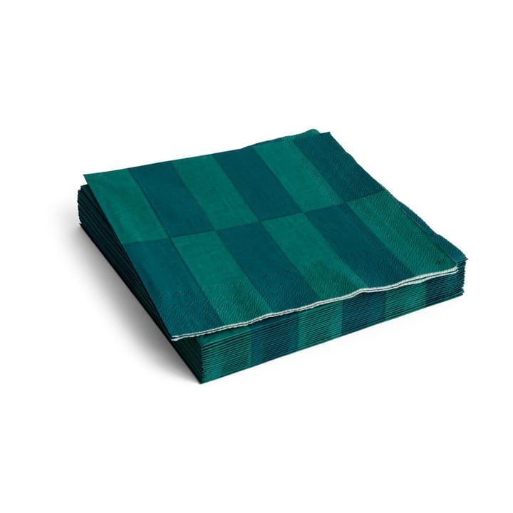 Pattern Dinner serviett 40x40 cm 20-pakning - Dinner green-dark green - HAY