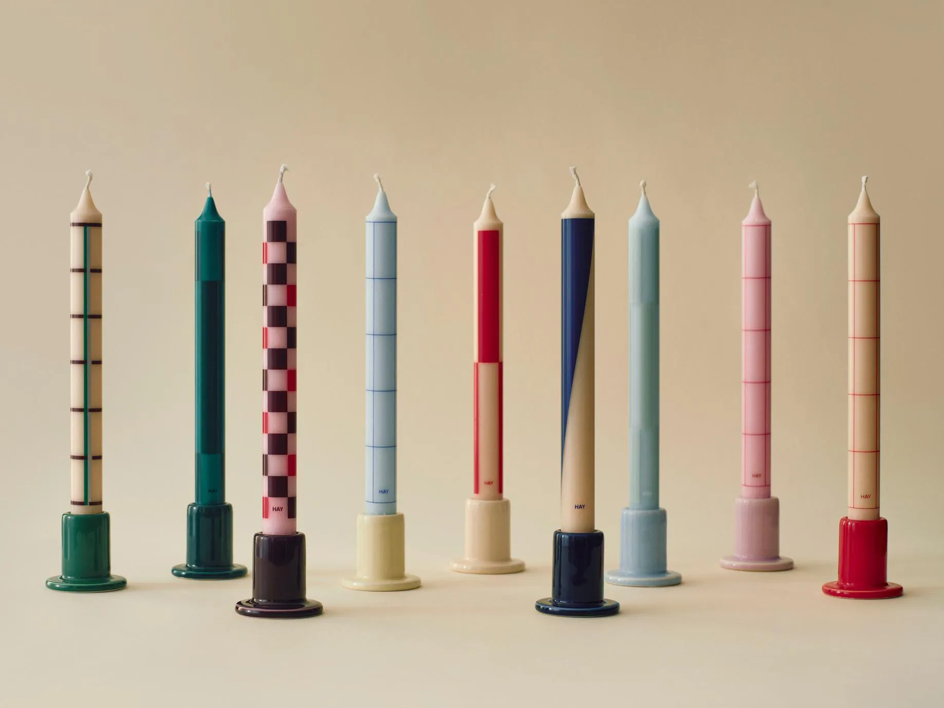 Pattern lys miks 4-pakning, Crisp mix HAY