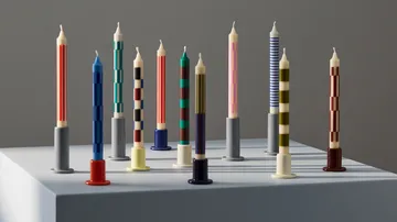 Pattern lys pinstripe - Off white-blue - HAY