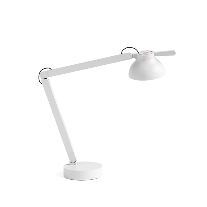PC Double arm bordlampe - Ash grey, med lampefot - HAY