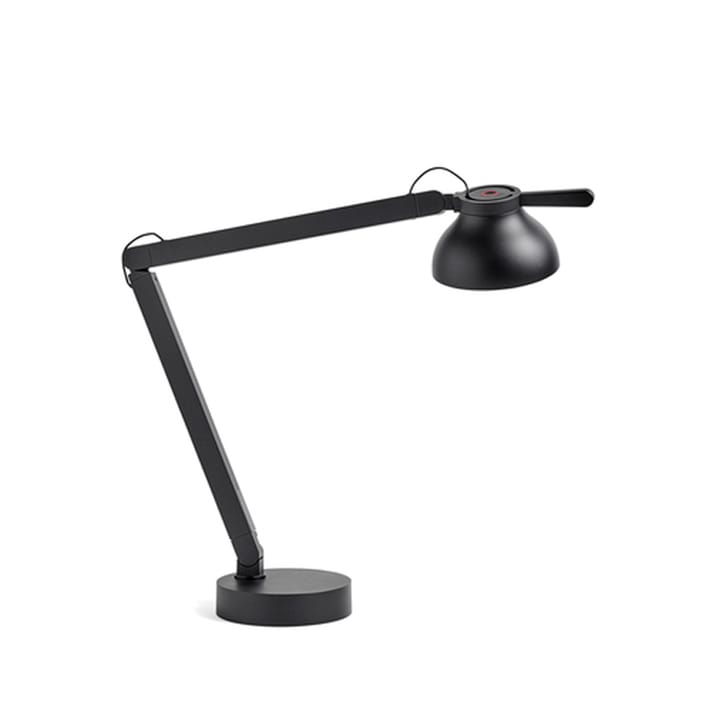 PC Double arm bordlampe - Soft black, med lampefot - HAY