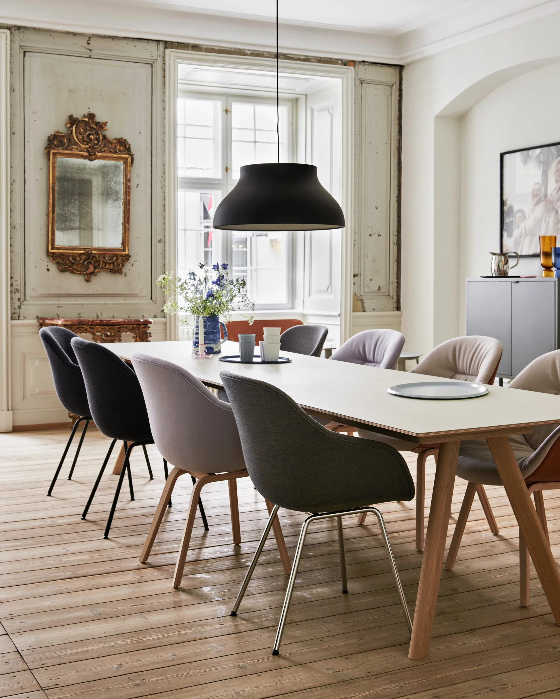 PC pendant pendel L Ø 60 cm, Soft black HAY