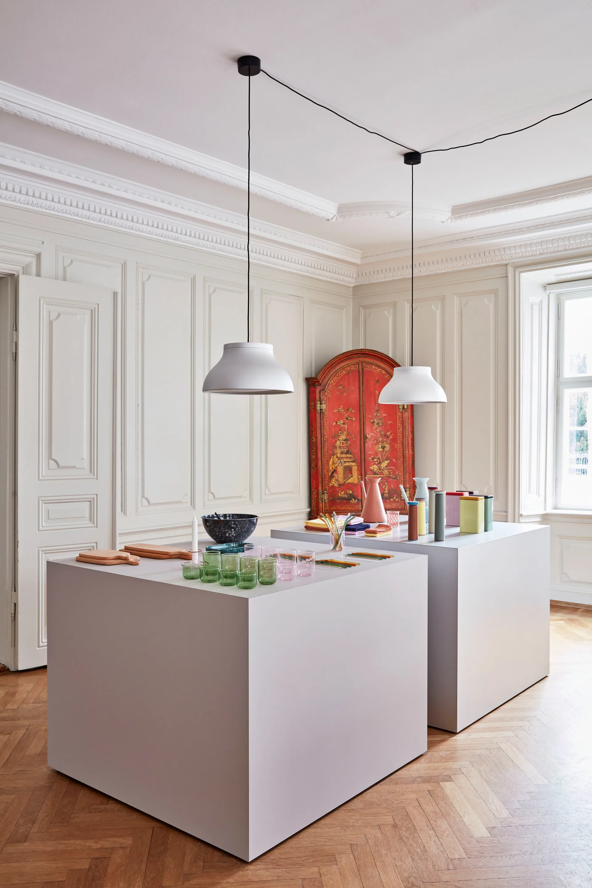 PC pendant pendel M Ø 40 cm, Aluminium HAY