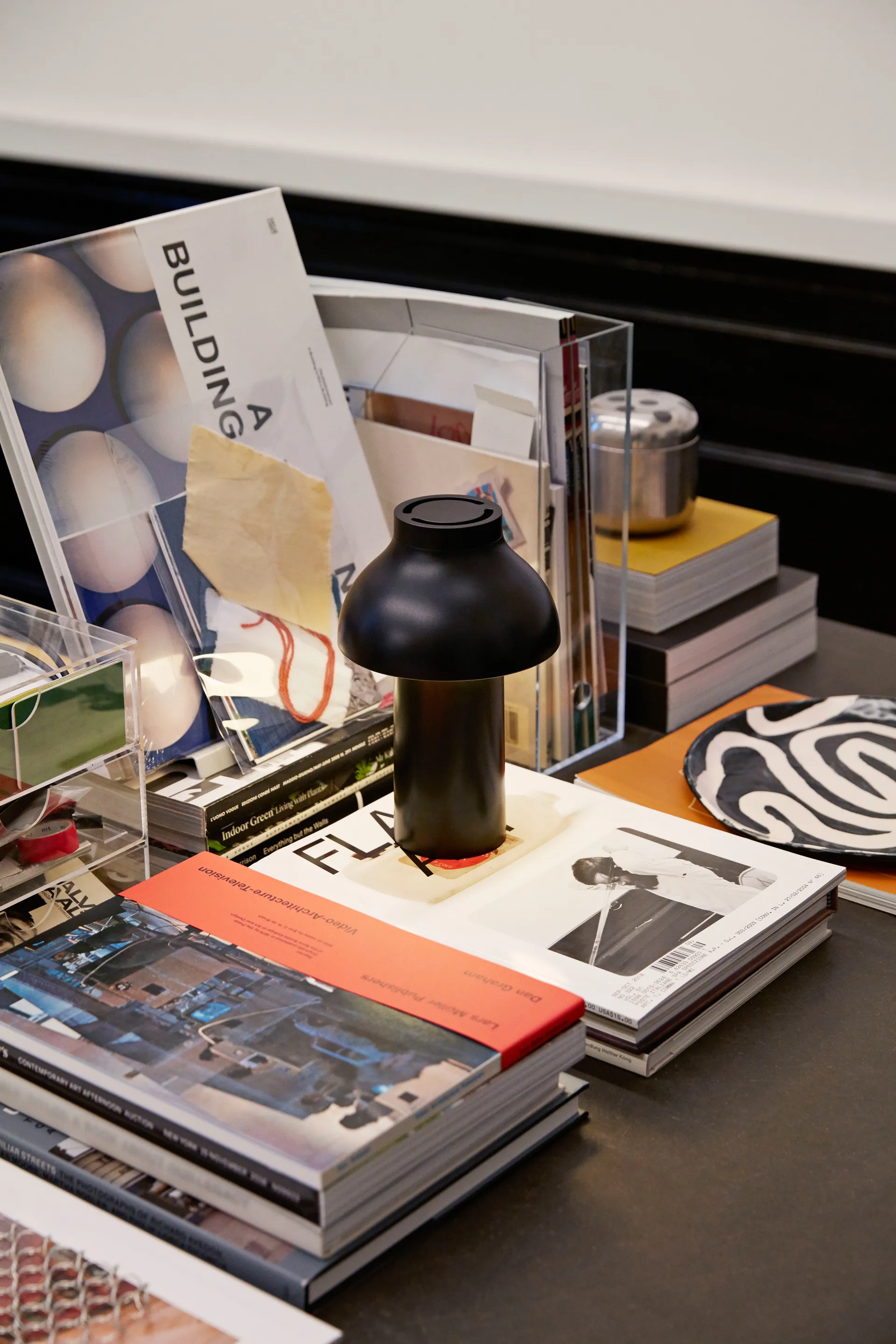 PC Portable bordlampe, Soft black HAY