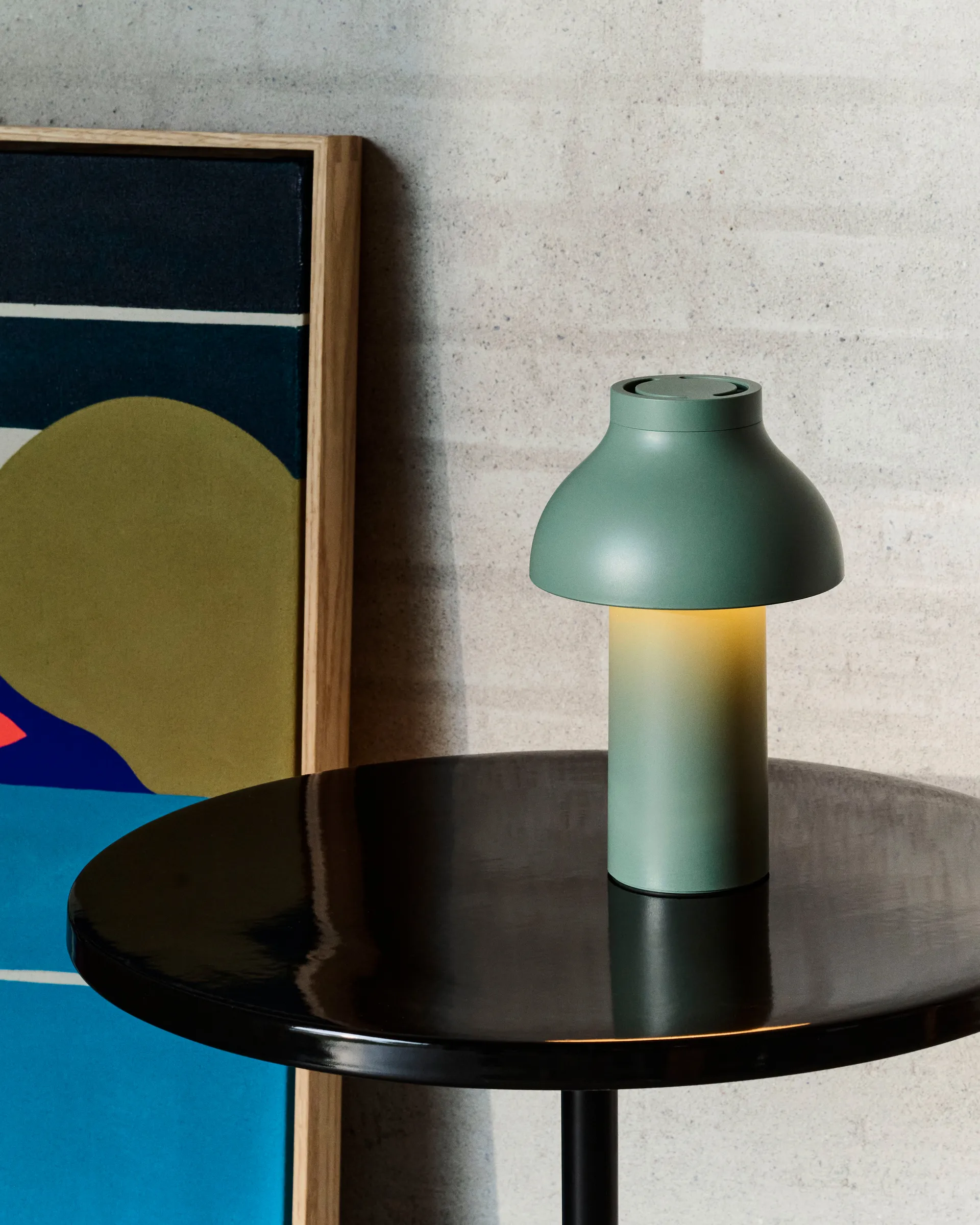 PC Portable No 2 bordlampe, Fall green HAY