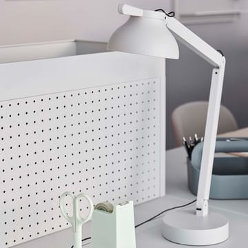 PC skrivbordlampe - Soft black, med lampefot - HAY