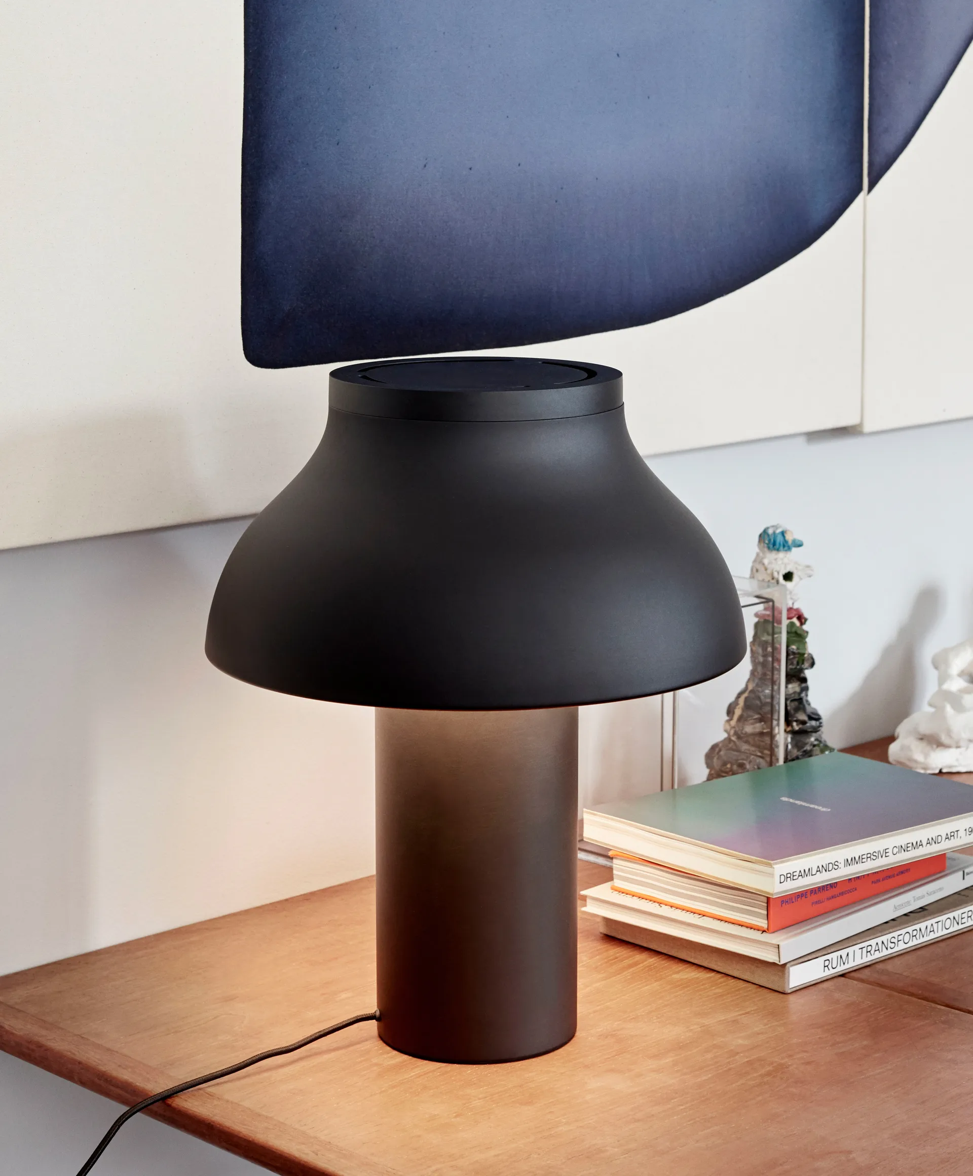 PC table bordlampe L Ø 40 cm, Soft black HAY
