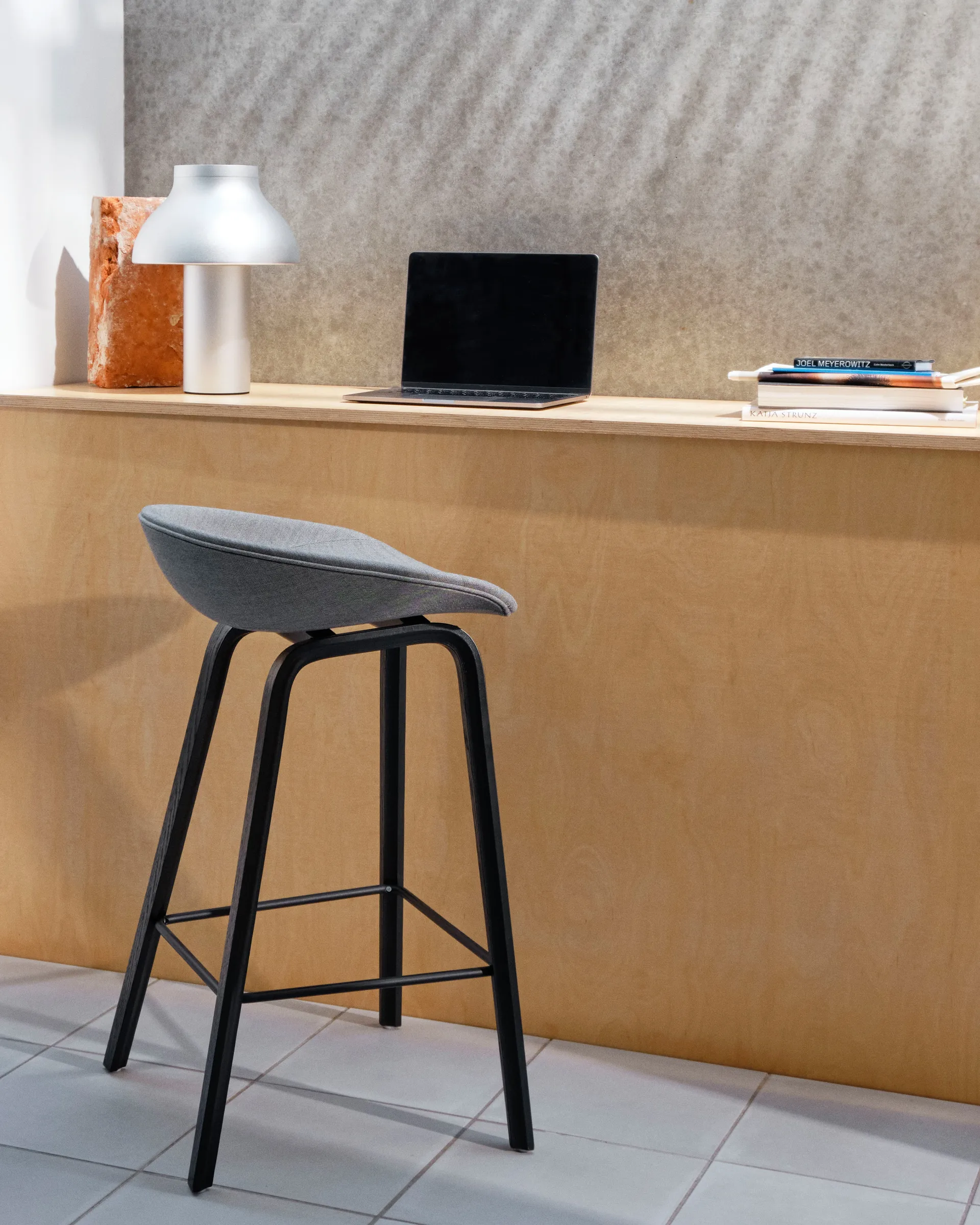 PC table bordlampe S Ø 25 cm, Aluminium HAY