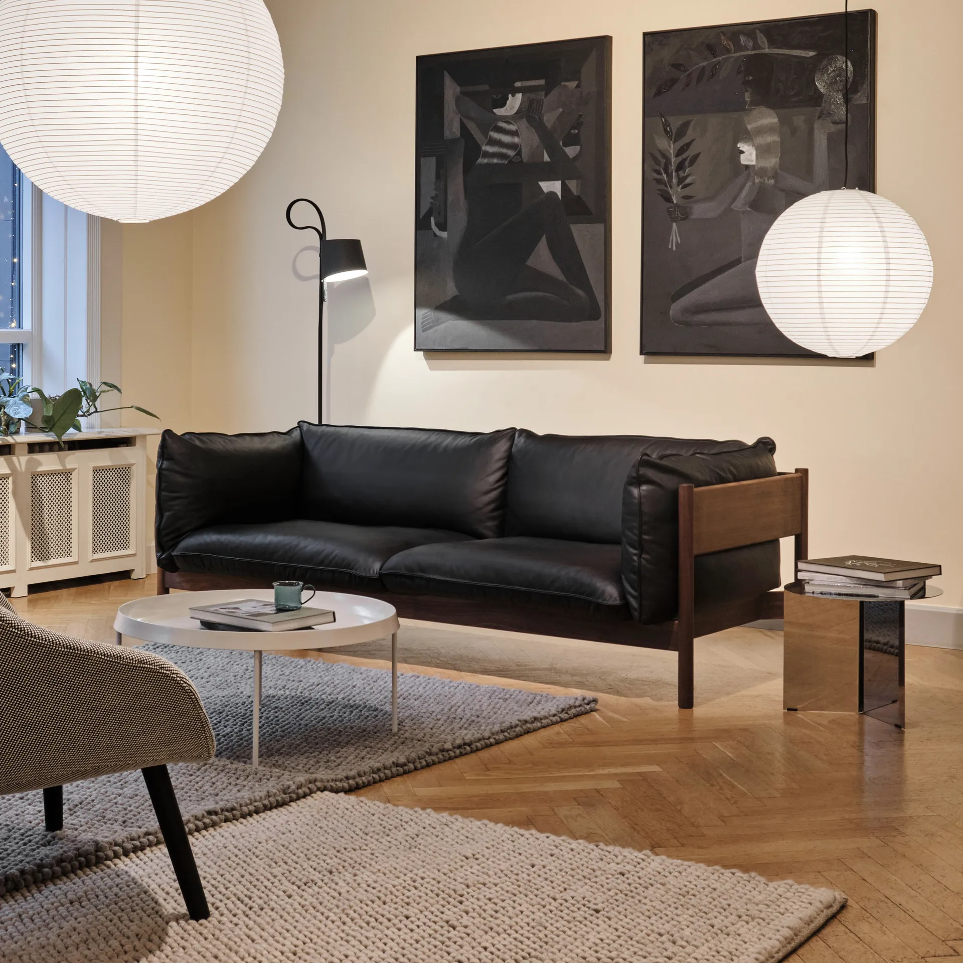 Peas ullteppe 140x200 cm, Medium grey HAY