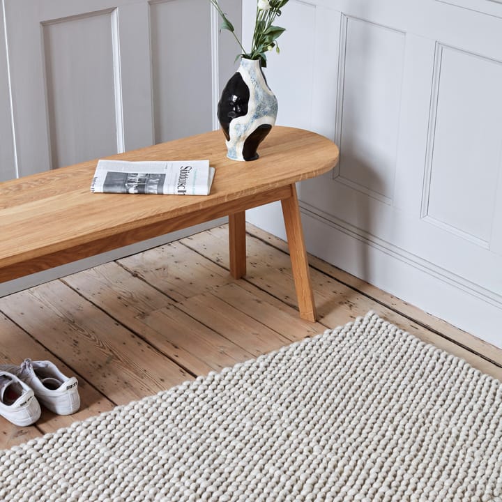 Peas ullteppe 140x200 cm, Soft grey HAY