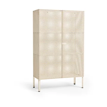 Perforated Cabinet skap large - Eggshell - HAY