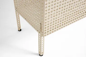 Perforated Cabinet skap large - Eggshell - HAY