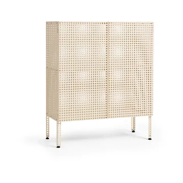 Perforated Cabinet skap medium - Eggshell - HAY