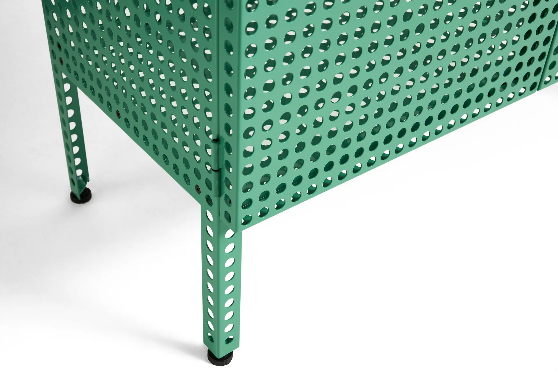 Perforated Cabinet skap small, Soft jade HAY