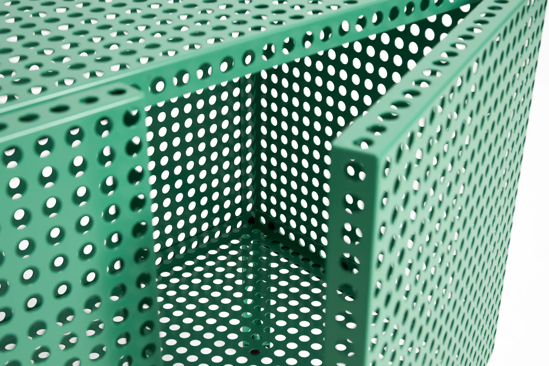 Perforated Cabinet skap small, Soft jade HAY
