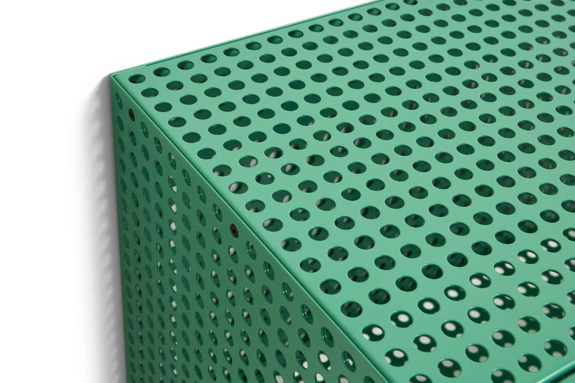 Perforated Cabinet veggskap small, Soft jade HAY